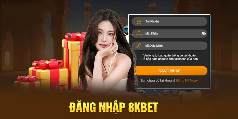 Đăng nhập 8kbet bằng máy tính đơn giản